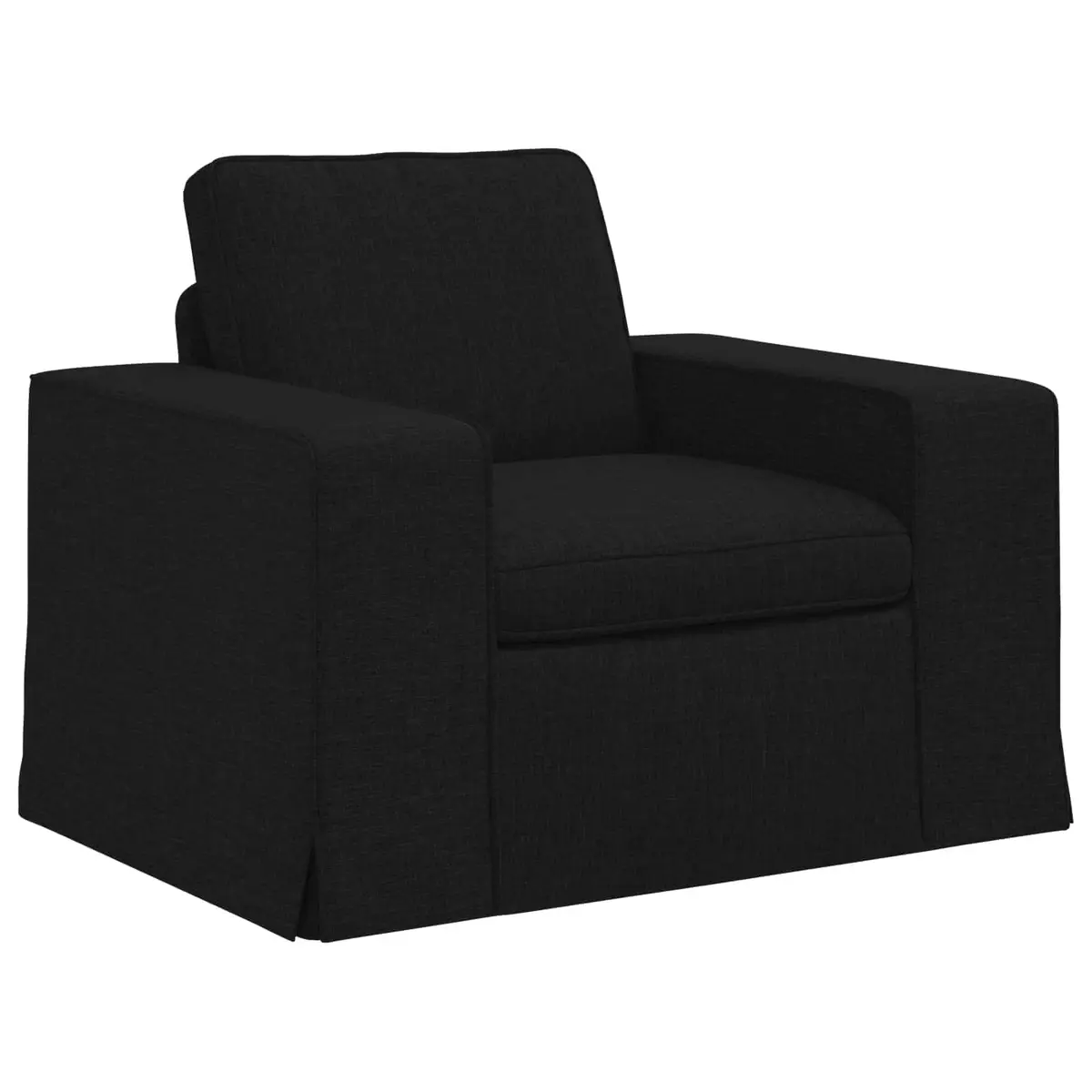 Black 2-Piece Sofa Set