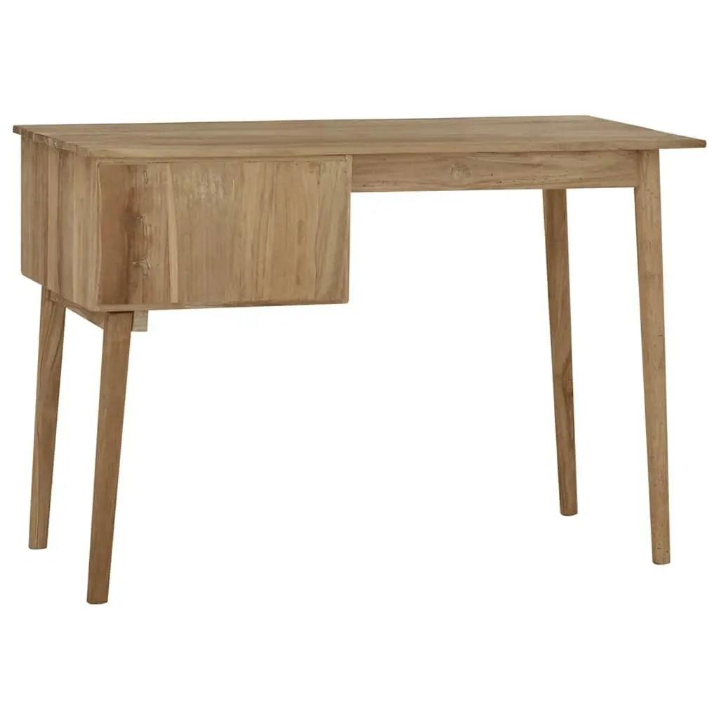 Solid Wood Desk for Office Use 110 x 52 x 75 cm Brown