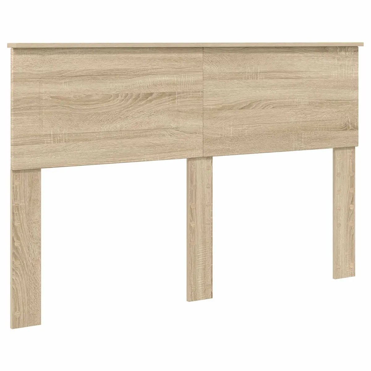 Brown Bed Frame 150 x 200 cm with Headboard