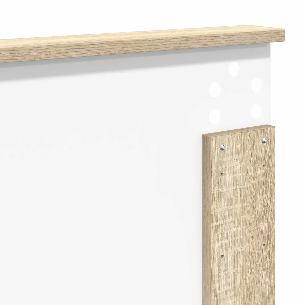Bed Frame with Storage Drawer Engineered Wood Brown Modern Bedroom Furniture