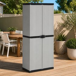 Garden Storage Cabinet Specifications: 3 Shelves, 68x40x168 cm