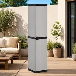 Garden Storage Cabinet: Dimensions 34W x 40D x 168H cm
