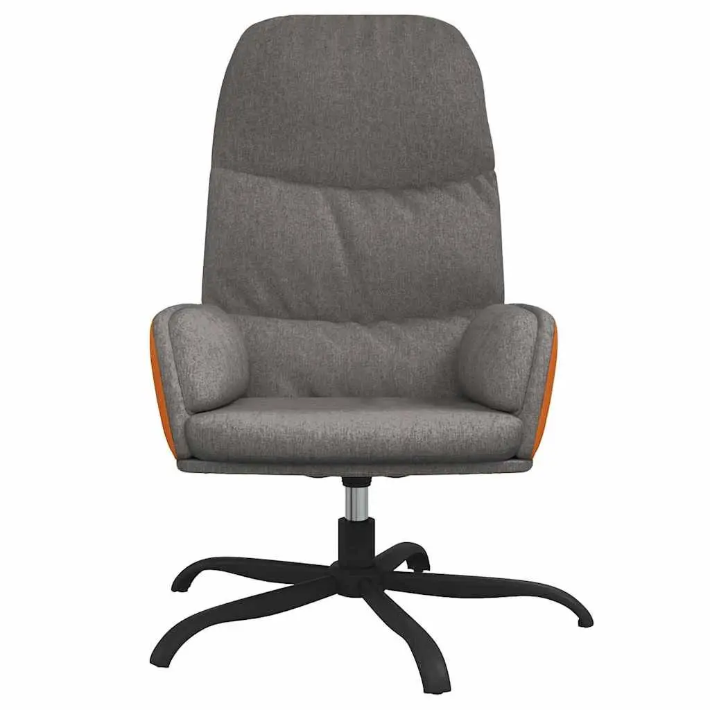 Arm Chair Swivel Recliner Living Room Grey Fabric