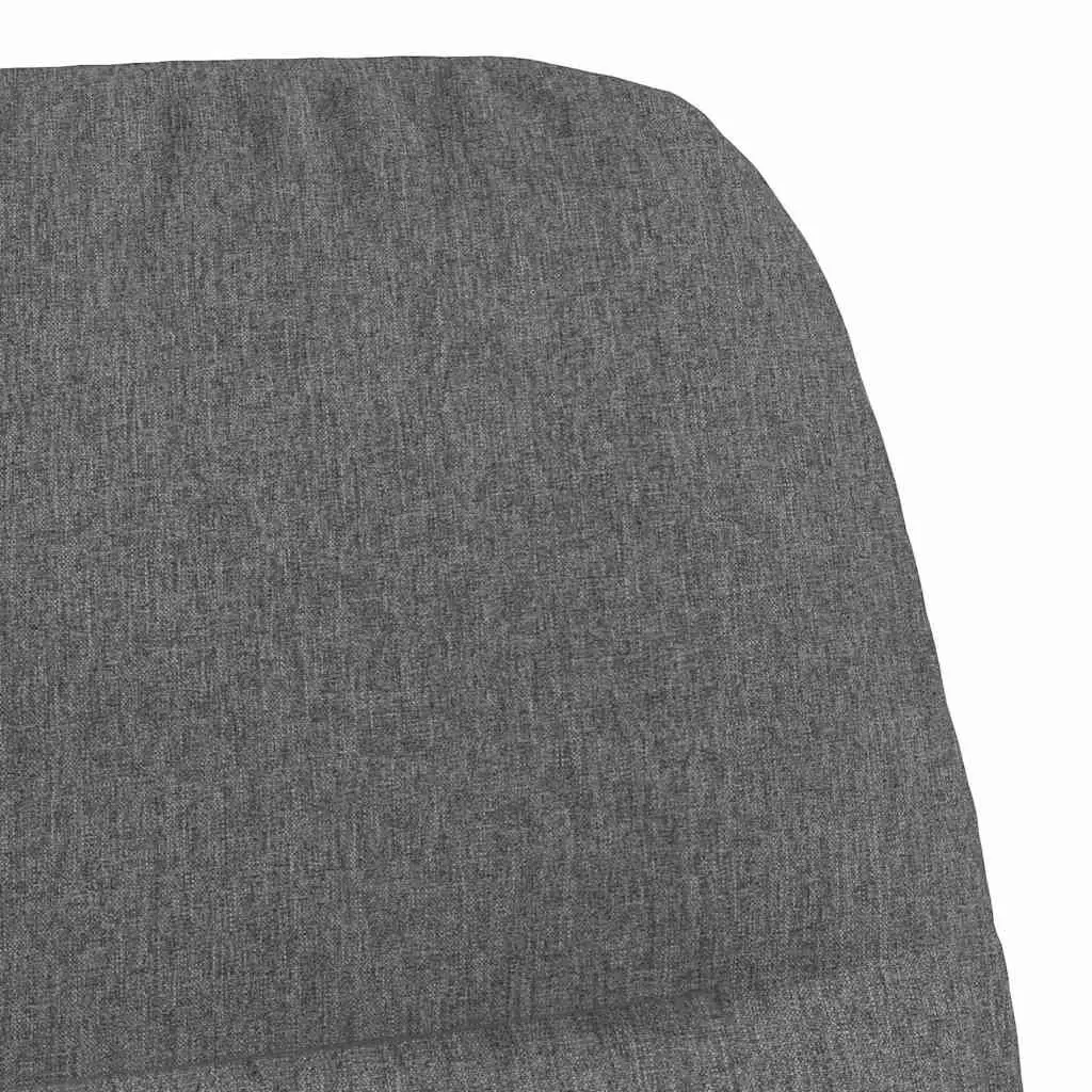 Arm Chair Swivel Recliner Living Room Grey Fabric