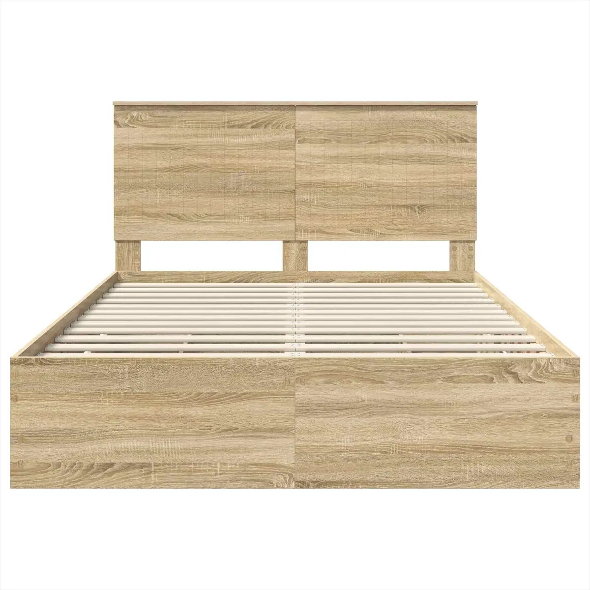Bed Frame with Drawer Storage, Sonoma Oak