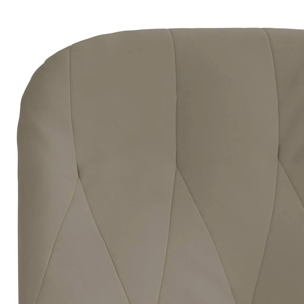Light Grey Velvet Swivel Arm Chair