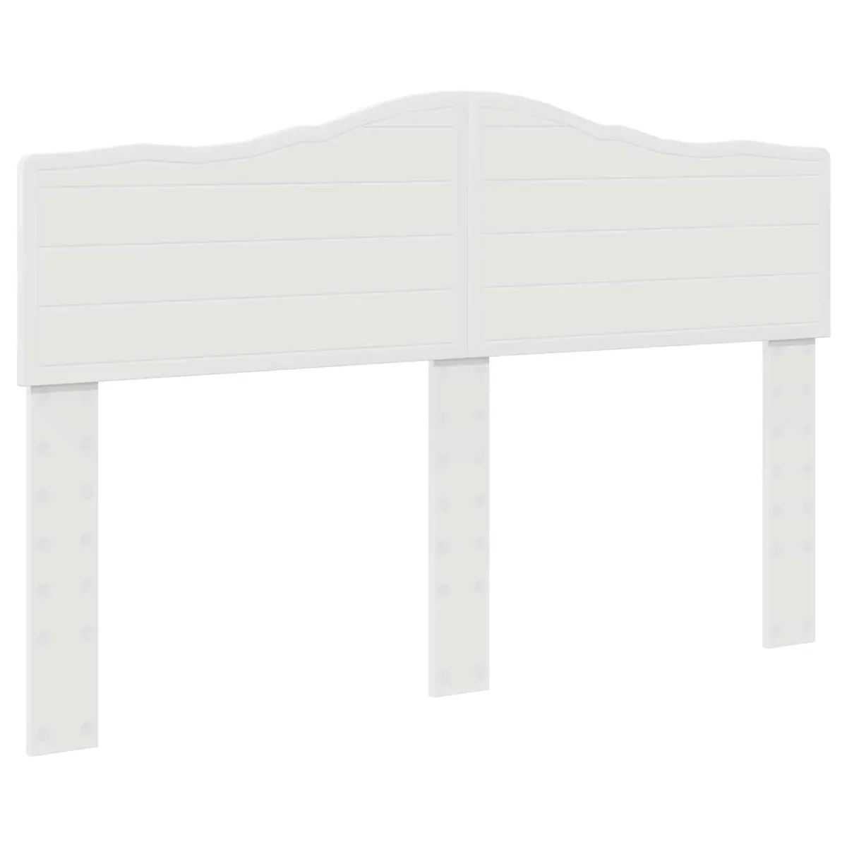 Bed Frame with Headboard and Storage Drawers White 150 x 200 cm Modern Design