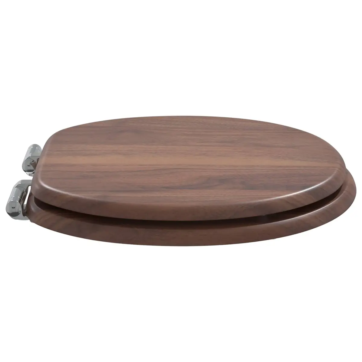 Soft-Close Toilet Seat Bathroom 44x38cm MDF 2 Piece