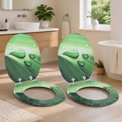 Specifications of Soft-Close Toilet Seat in Green MDF