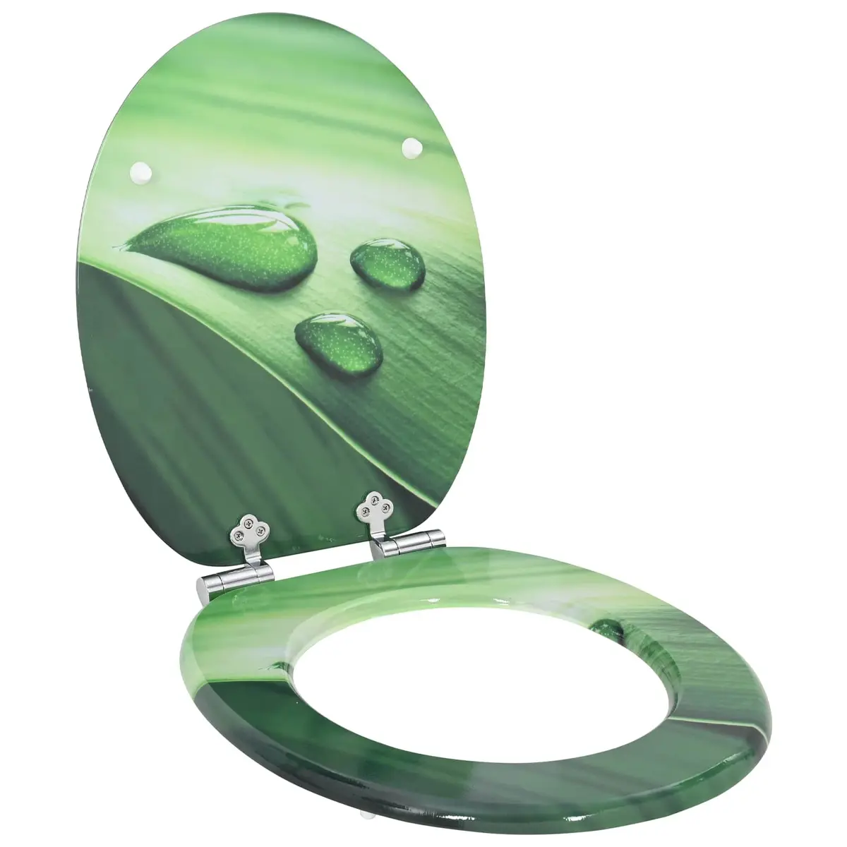 Soft-Close Toilet Seat in Green MDF