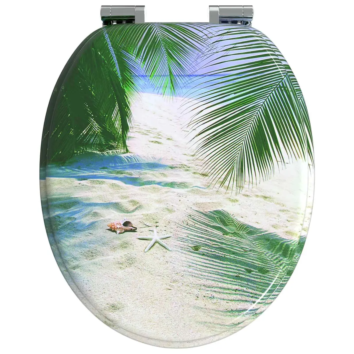 Soft-Close Toilet Seat 2 Pack Bathroom Green 44 x 38 cm MDF