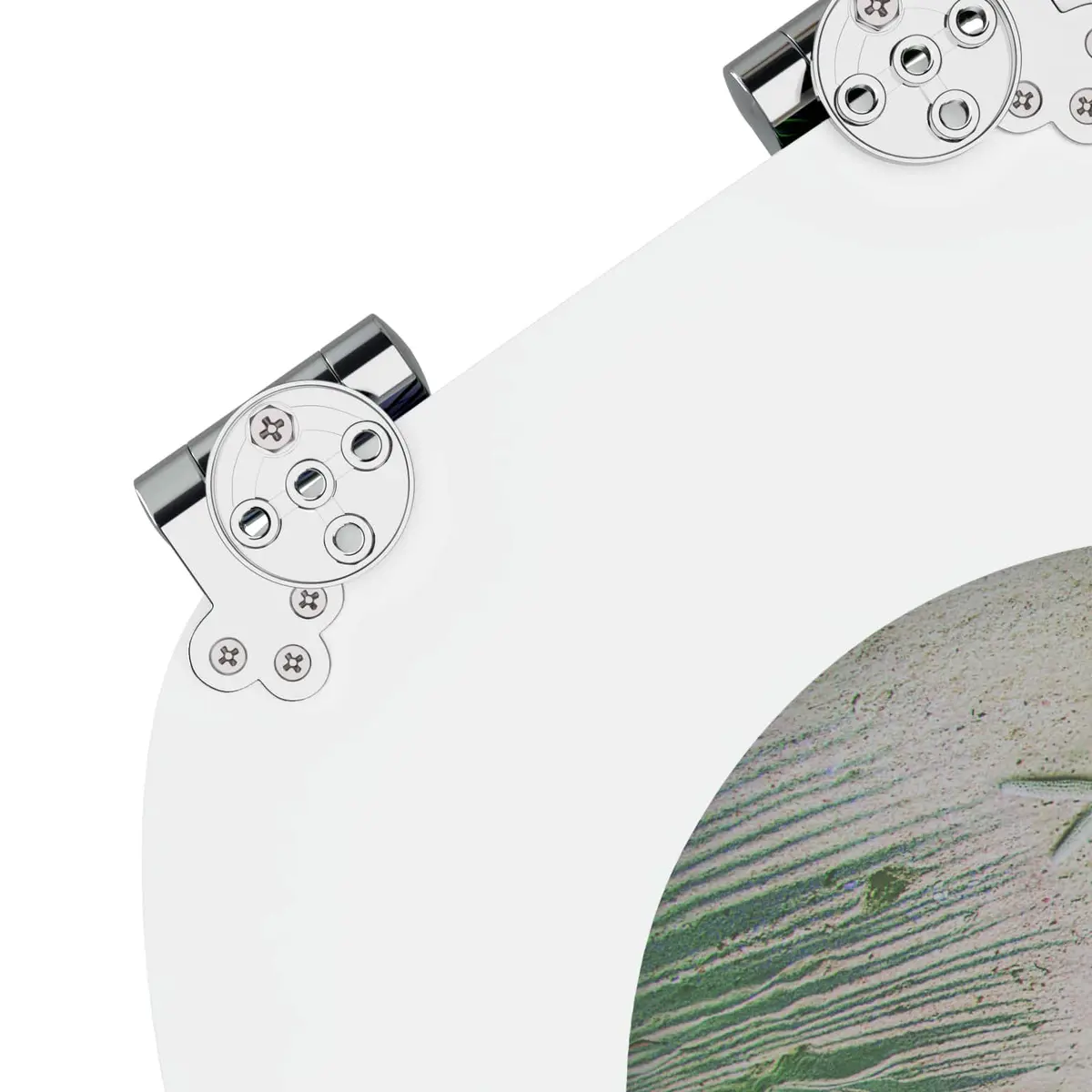 Soft-Close Toilet Seat 2 Pack Bathroom Green 44 x 38 cm MDF