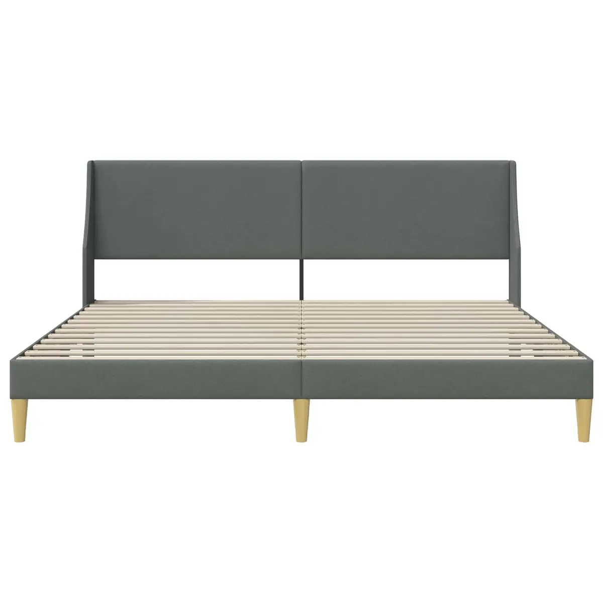 Bed Frame Dark Grey 180 x 200 cm for Modern Bedroom Furniture