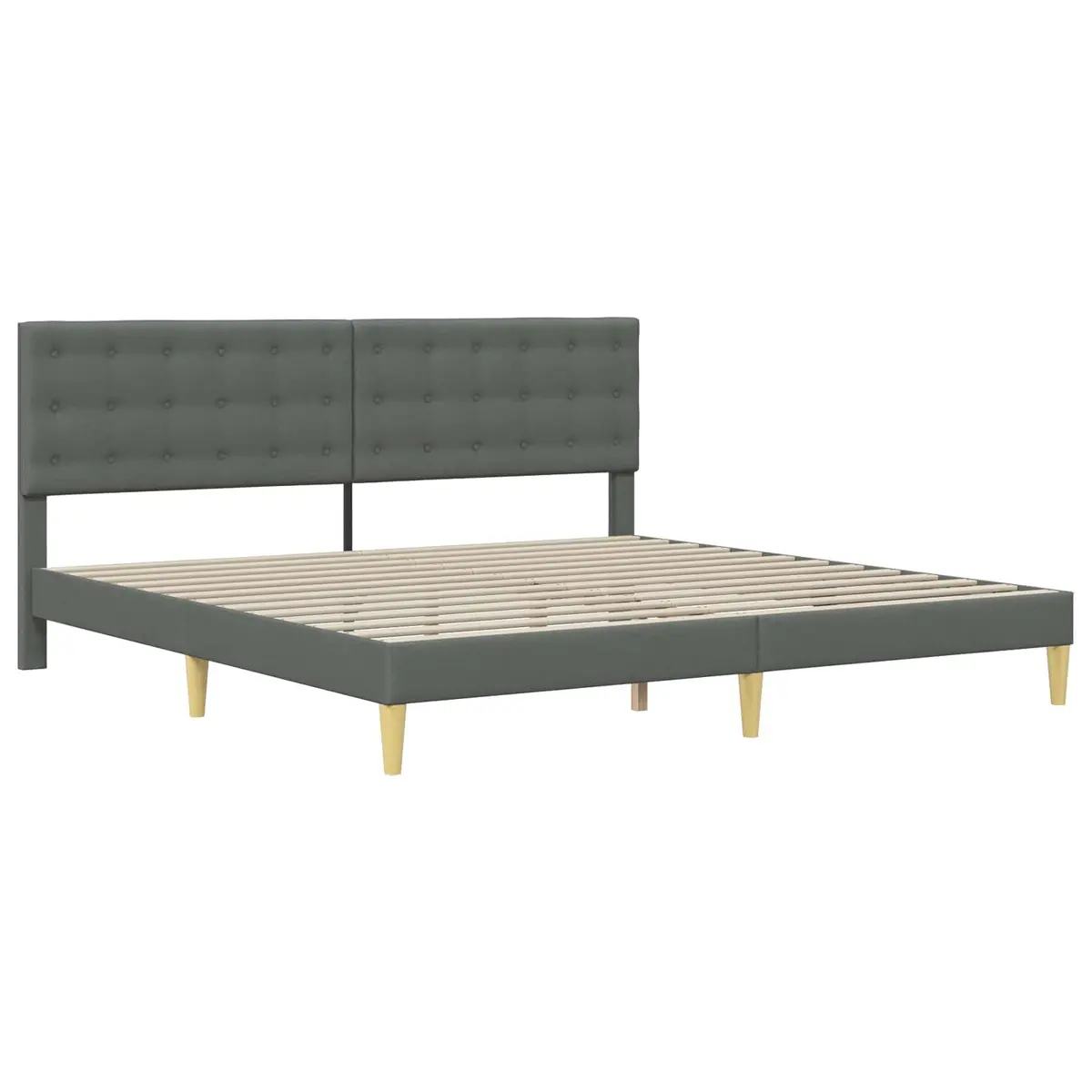Bed Frame with Fabric Headboard