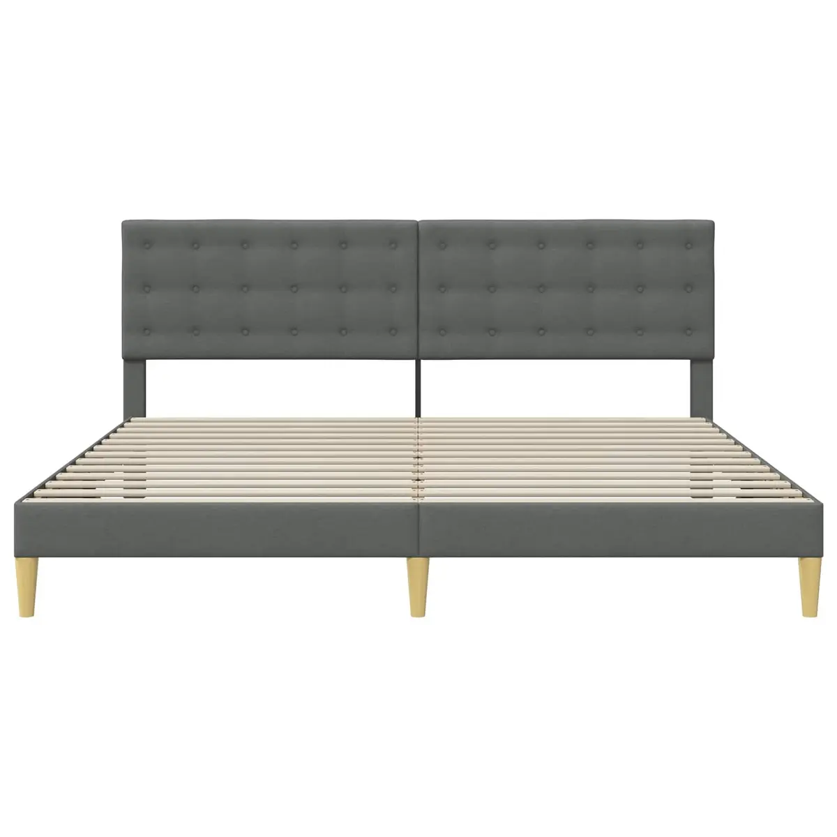 Bed Frame with Fabric Headboard
