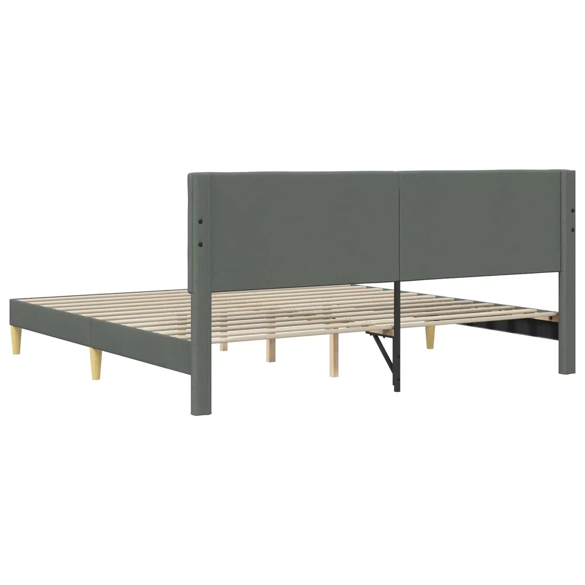 Bed Frame with Fabric Headboard
