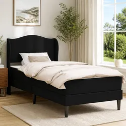 90x190cm Modern Bed Frame with Faux Leather Storage