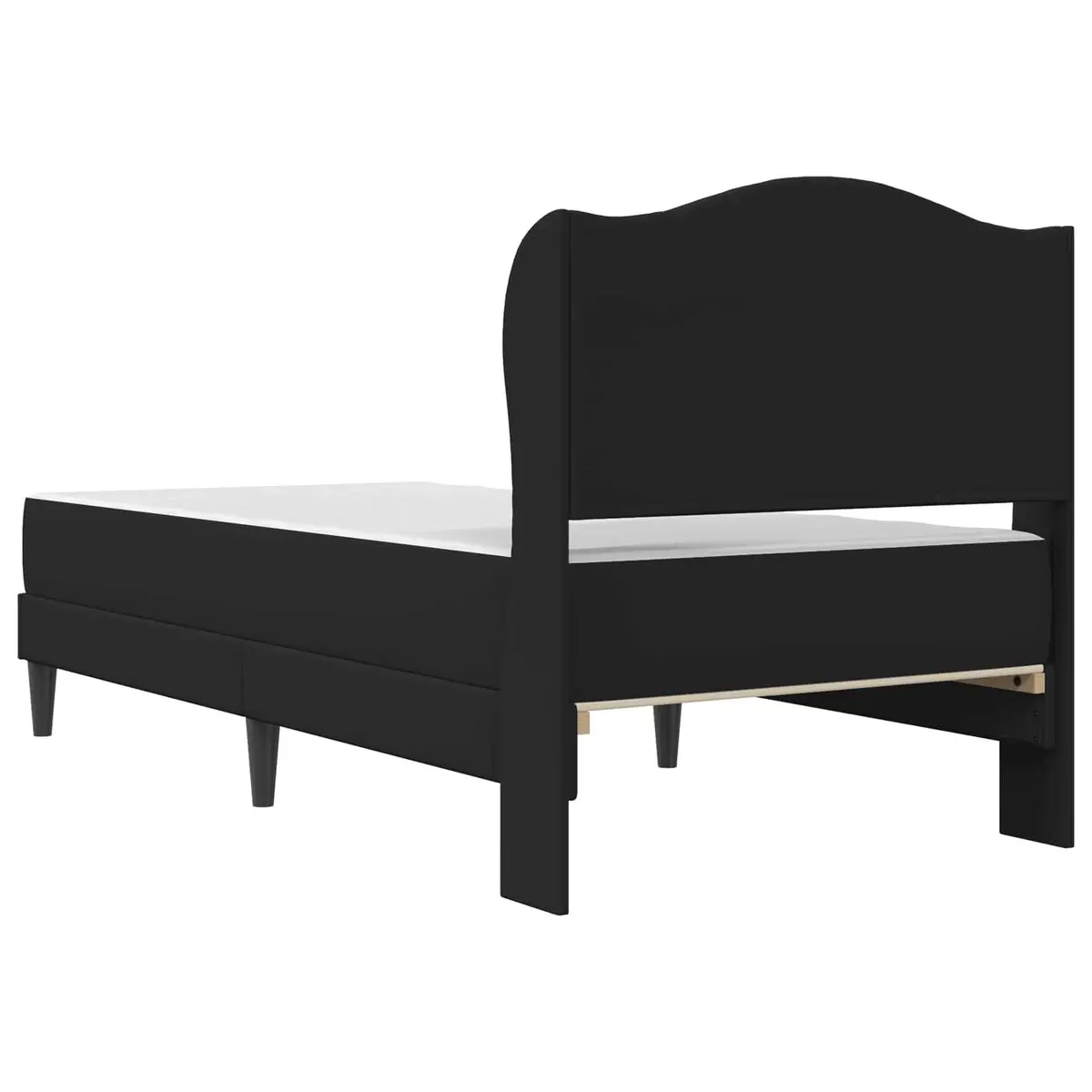 90x190cm Modern Bed Frame with Faux Leather Storage