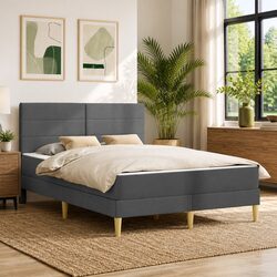 Specifications of Modern Bed Frame with Mattress 137 x 190 cm