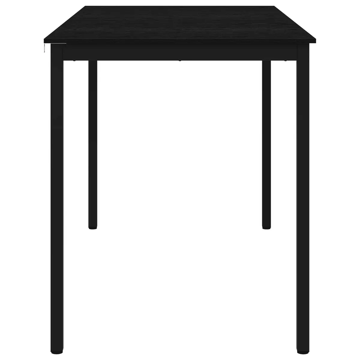 Rectangular Bar Table with Engineered Wood and Metal Frame