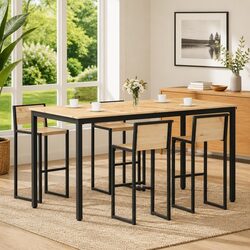 Bar Table Dimensions: 200 x 100 x 105 cm - Solid Pine