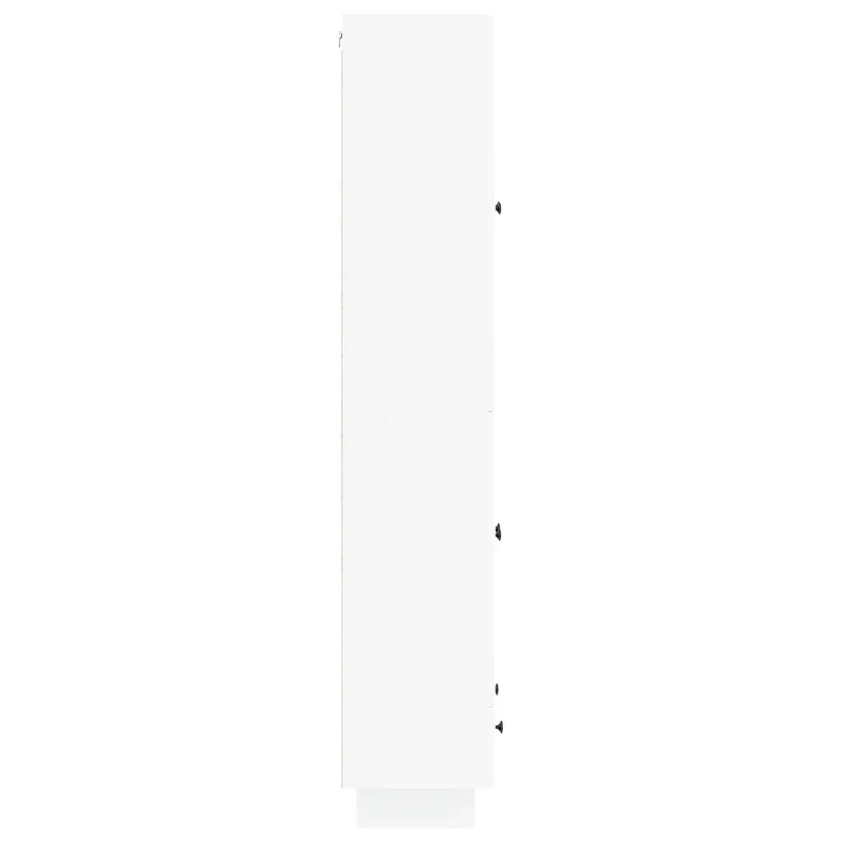 Cabinet Set 2 pcs White 66 x 34.5 x 95 cm Engineered Wood Storage Furniture