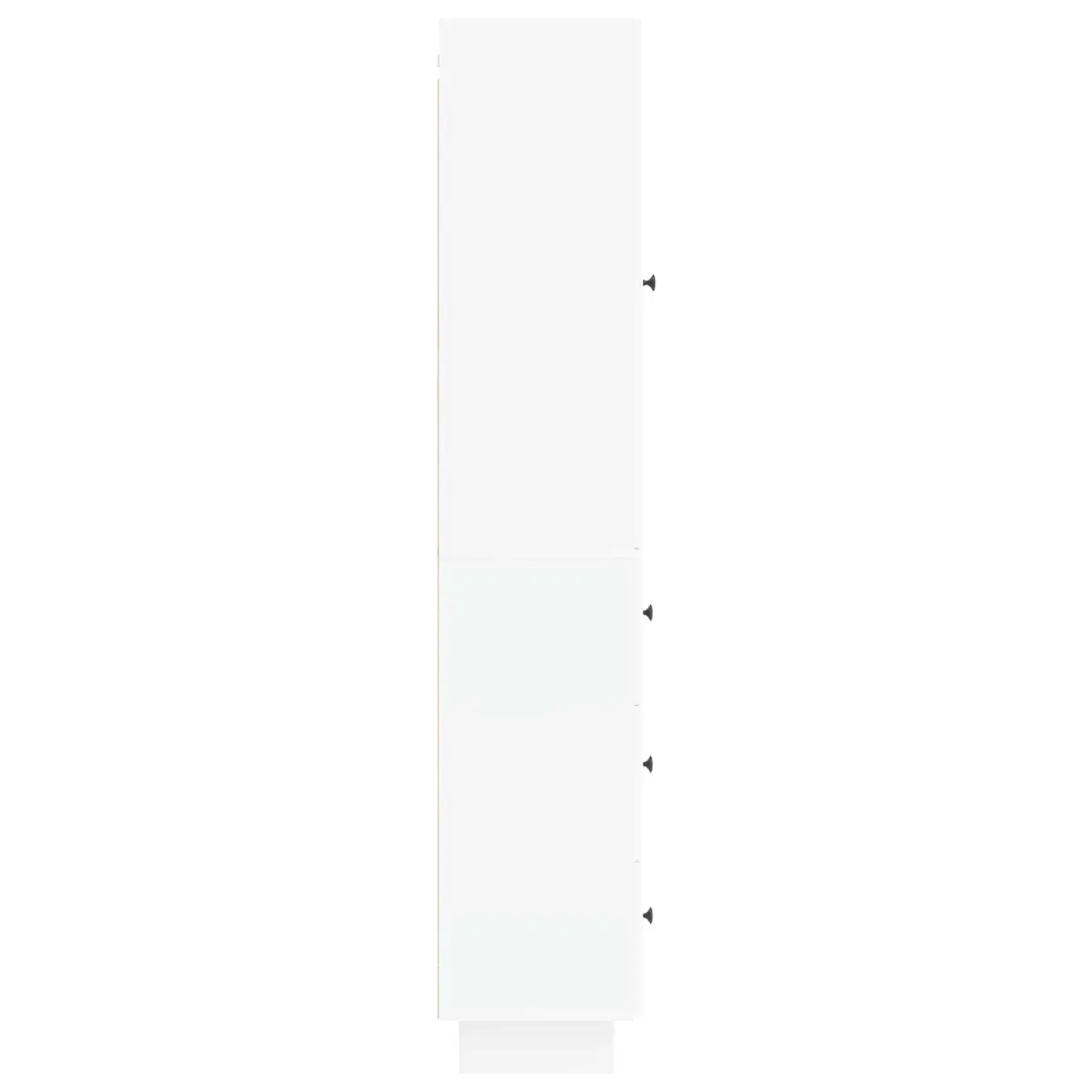 Cabinet Set for Storage 33 x 34.5 x 90 cm 2 Pieces Engineered Wood White