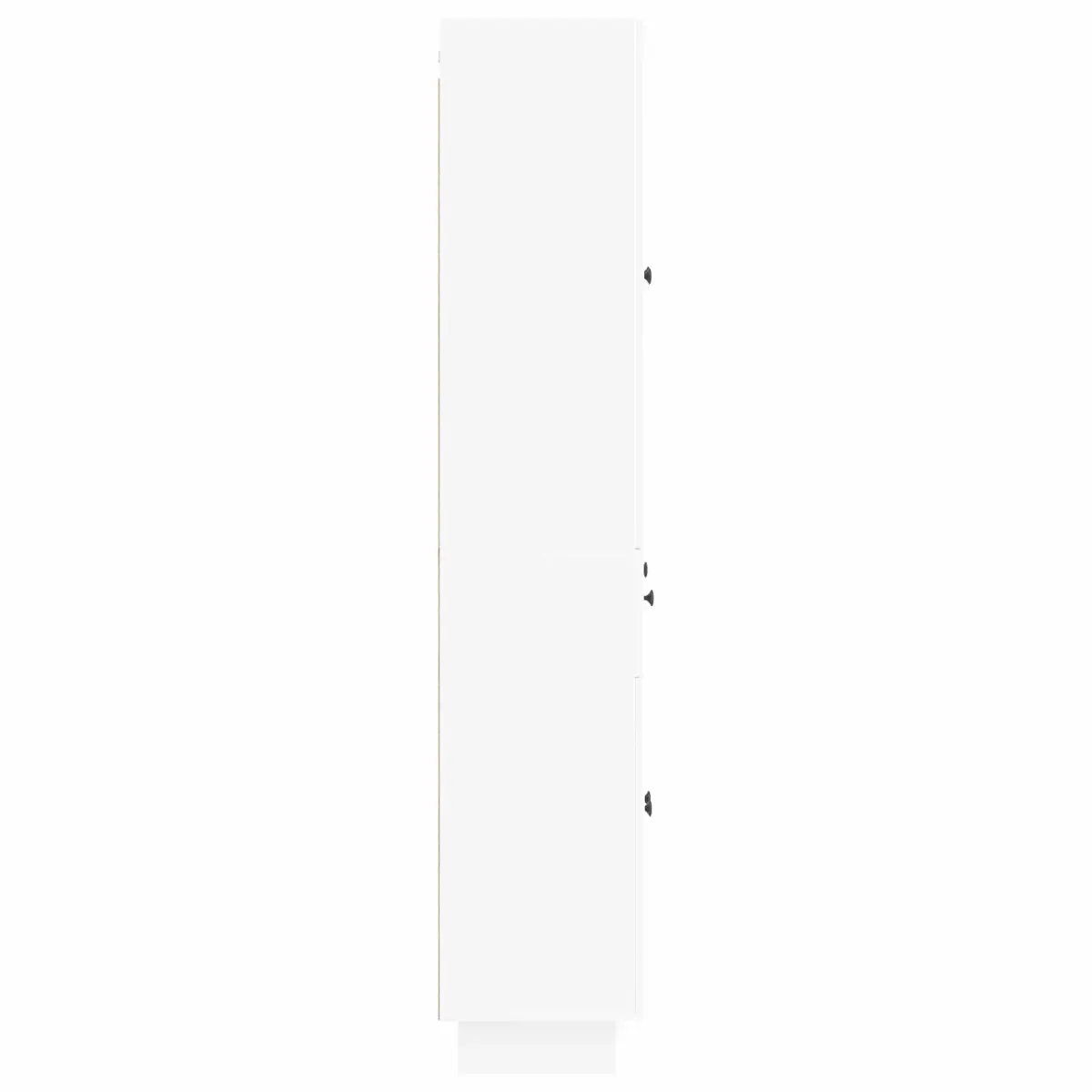 Cabinet Set 2 pcs White Engineered Wood Storage 66 x 34.5 x 90 cm