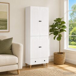 Specifications of Cabinet Set: 2 Pieces, Engineered Wood
