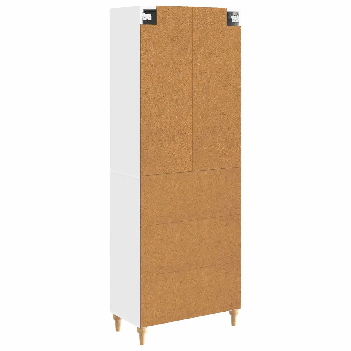 Cabinet Set 2 pcs Living Room Engineered Wood Storage Furniture 66x34.5x90cm