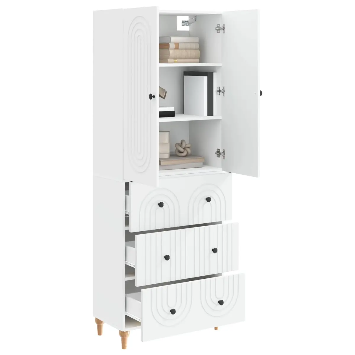 2-Piece Cabinet Set with Drawers