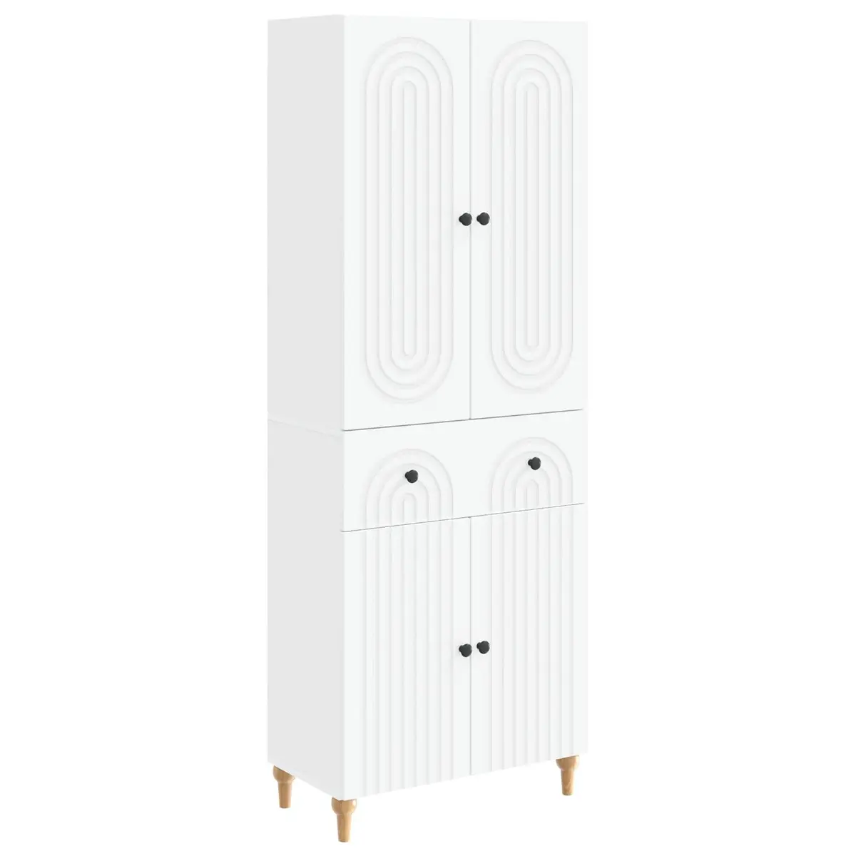 Cabinet Set for Home Storage 66 x 34.5 x 90 cm Engineered Wood Furniture