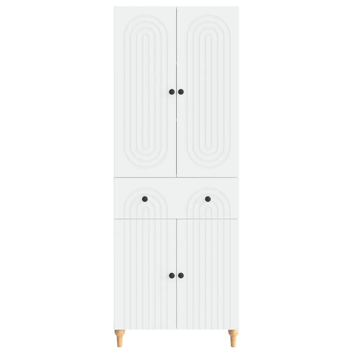 Cabinet Set for Home Storage 66 x 34.5 x 90 cm Engineered Wood Furniture