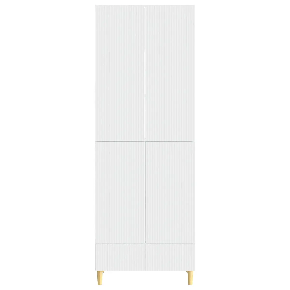 Engineered Wood Cabinet Set 2 Pieces Storage Furniture 66x34.5x95cm Shelving