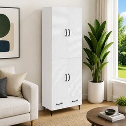 Engineered Wood Cabinet Set, 66 x 34.5 x 95 cm