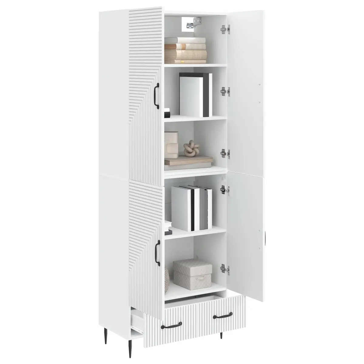 Engineered Wood Cabinet Set, 66 x 34.5 x 95 cm