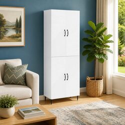 Cabinet Set Dimensions: 66 x 34.5 x 89.5 cm, Engineered Wood