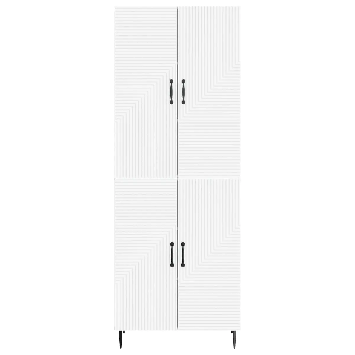 Cabinet Set 2 pcs 66 x 34.5 x 89.5 cm Modern Home Furniture Storage Solution