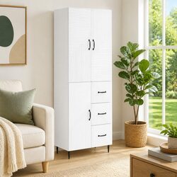 2-Piece Cabinet Set: Dimensions 66 x 34.5 x 89.5 cm