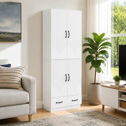 Specifications of the White Modular Cabinet Set - 2 Pcs