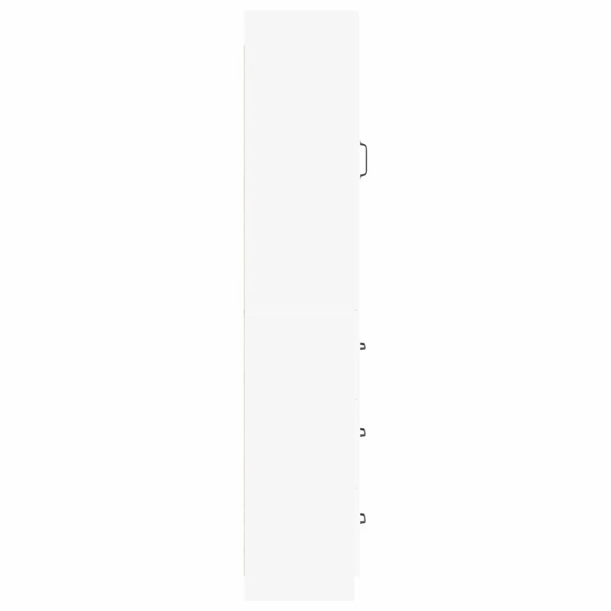 Storage Cabinet Set Living Room Office Bedroom 33 x 34.5 x 87 cm with Drawers Shelves LED Light