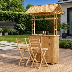 Specifications for Bamboo Bar Set - 3 Piece Outdoor Furniture