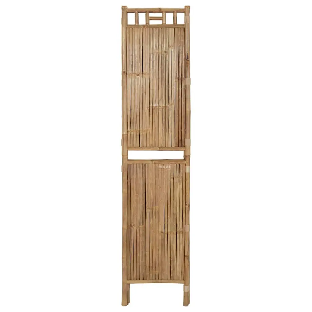 3-Panel Room Divider, Bamboo, 120x180 cm, Brown