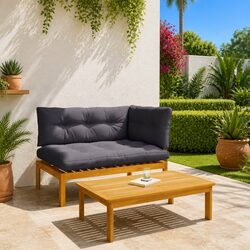Specifications for Acacia Wood Outdoor Sofa Set