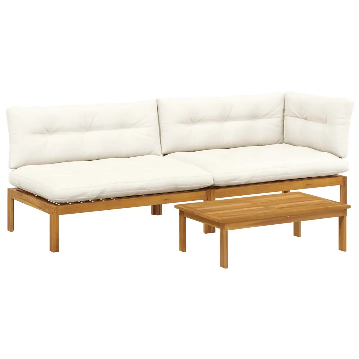 3 Piece Outdoor Sectional Sofa Set