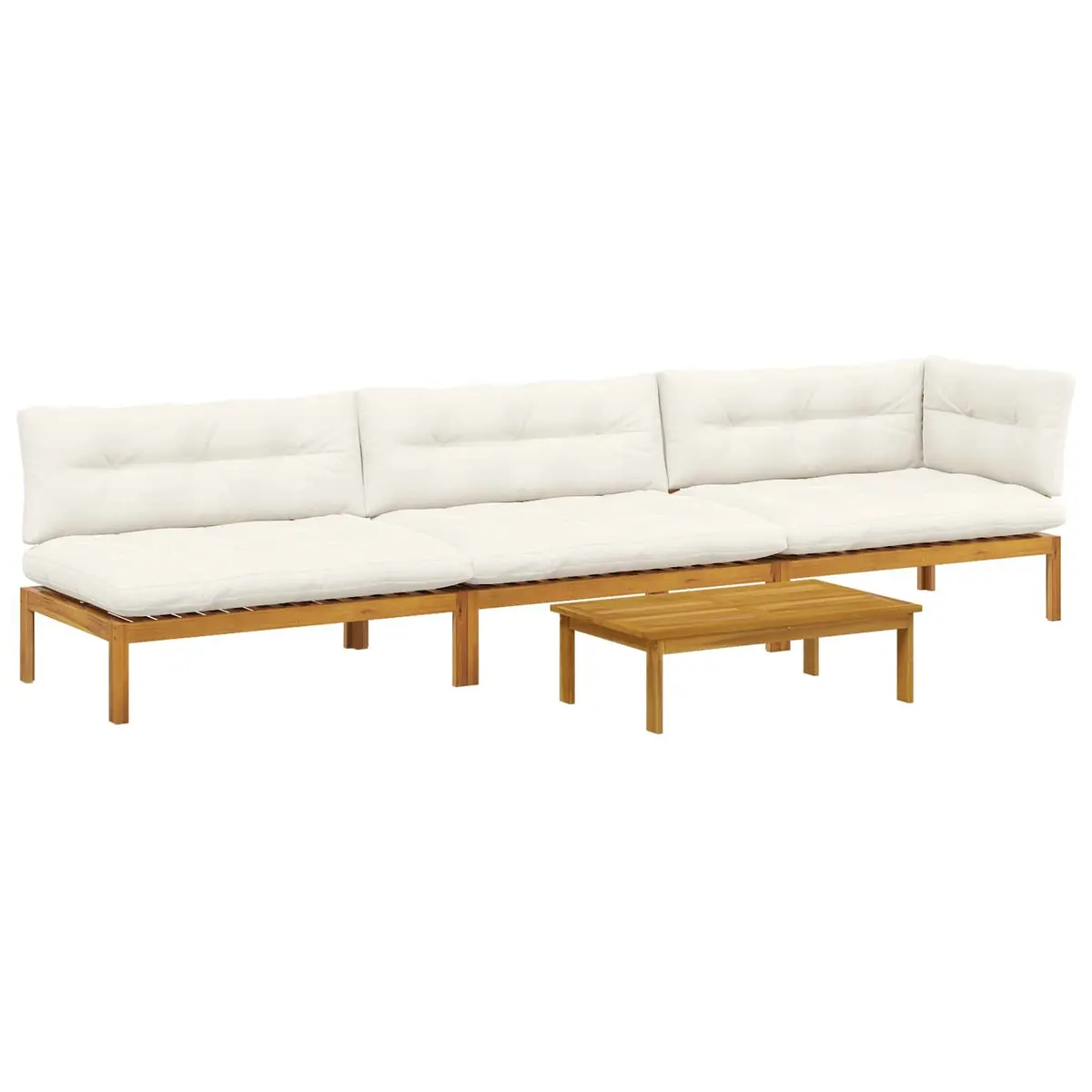 Outdoor Sectional Sofa Set 4 Piece Corner Lounge Garden Patio Seating