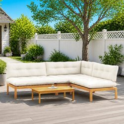 4-Piece Corner Outdoor Sectional Sofa Set Specifications