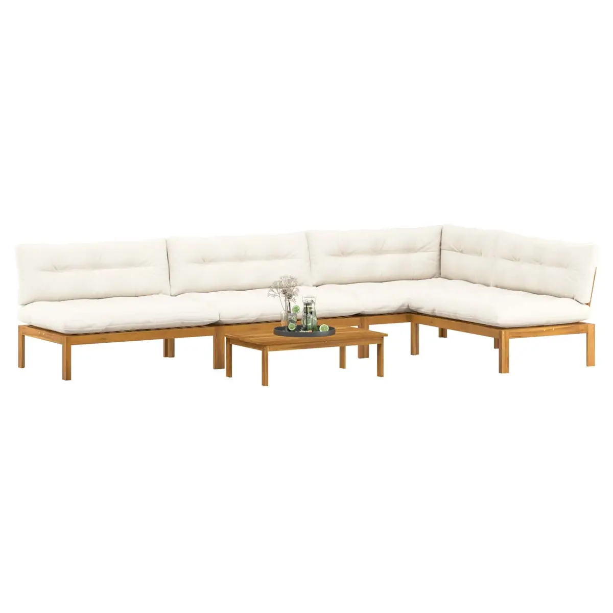 5-Piece Garden Pallet Sofa Set