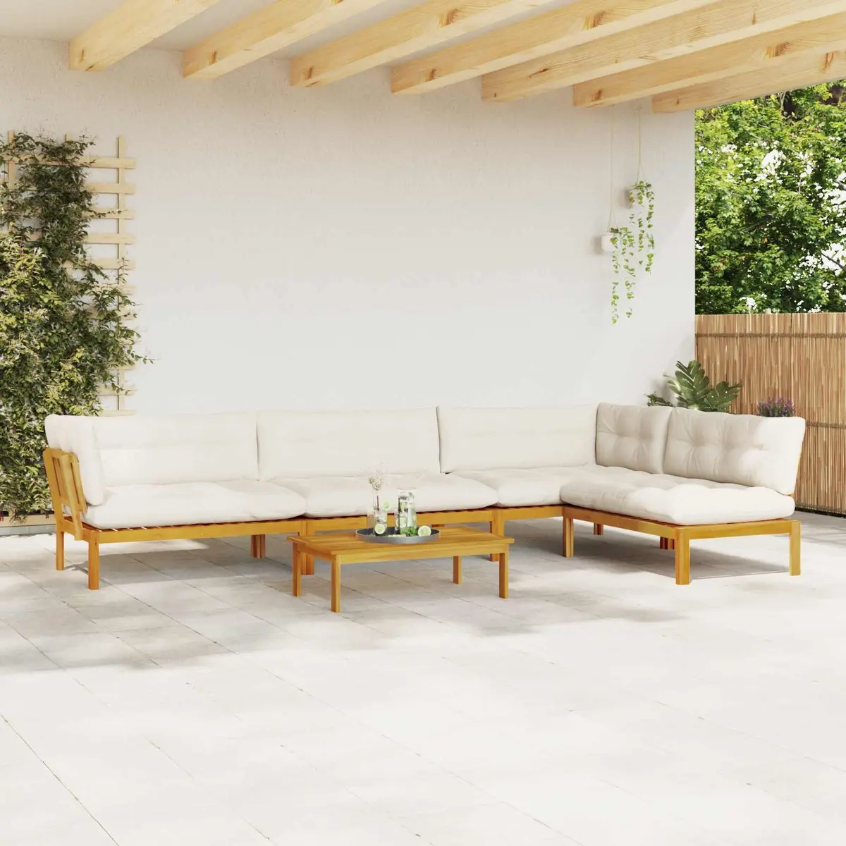 5 Piece Corner Sofa Set