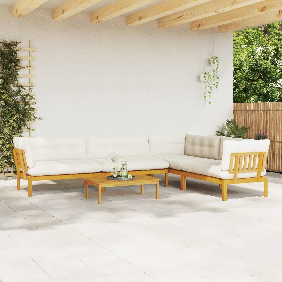 5 Piece Outdoor Pallet Sofa Set